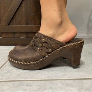 Frye Charlotte Braided Mules